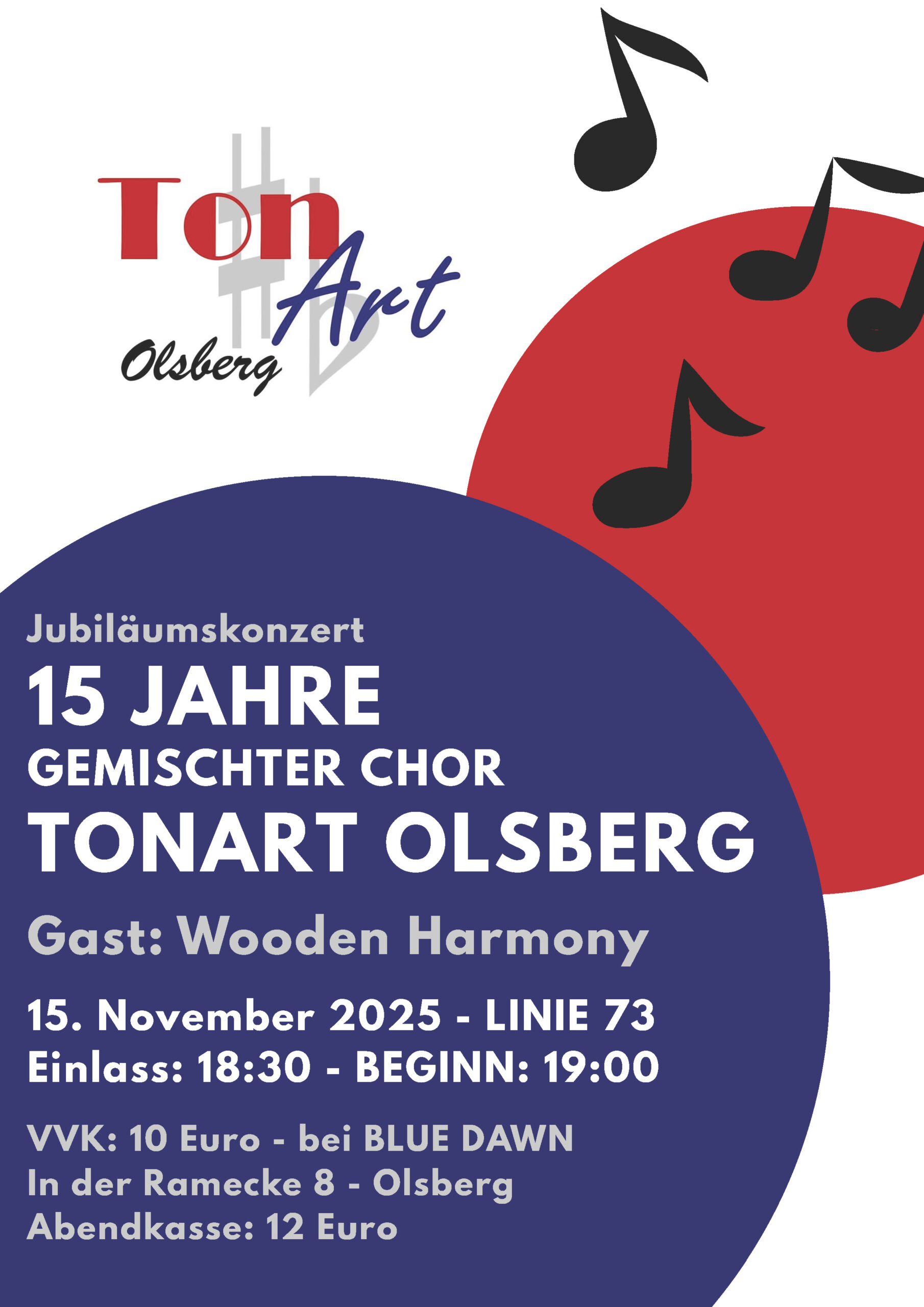 Jubiläumskonzert 15 Jahre TonArt